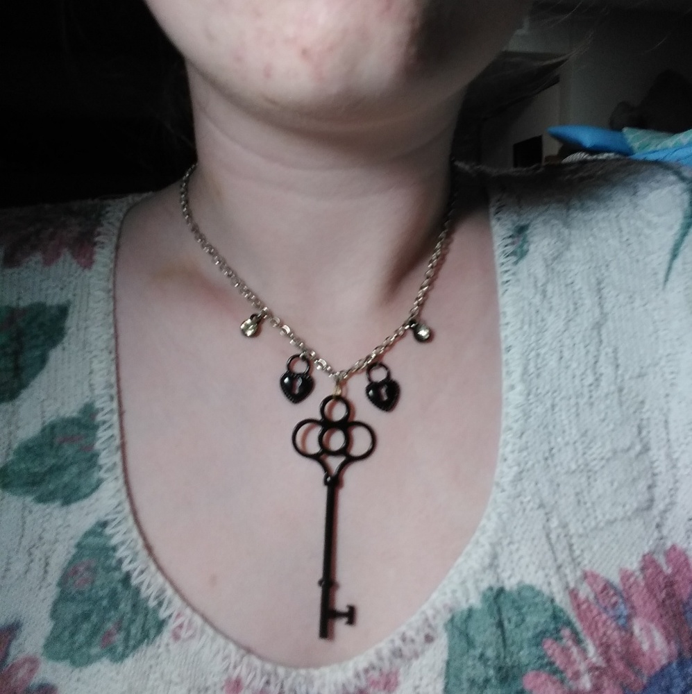 Handmade key necklace